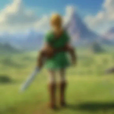 Hyrule Field's Majesty The serene beauty of Hyrule Field in the game