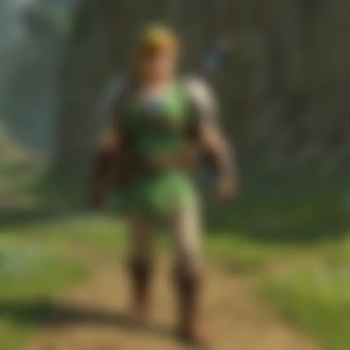 Comparison of original and Switch graphics of Hyrule