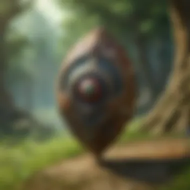 An illustration of the iconic Ocarina with mystical symbols