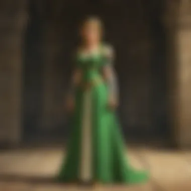 A dramatic scene featuring Princess Zelda in the castle