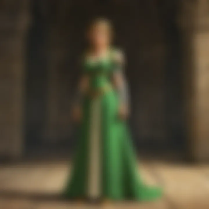 A dramatic scene featuring Princess Zelda in the castle
