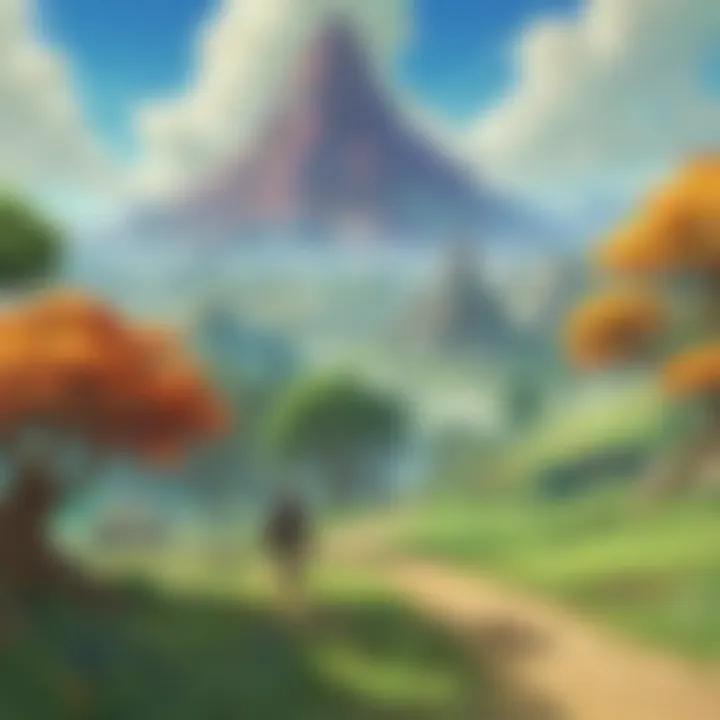 The vibrant world of Skyward Sword featuring colorful landscapes and dynamic environments