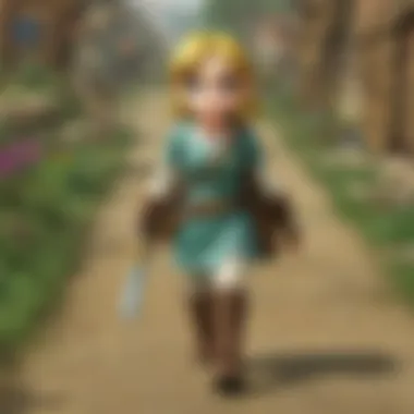 Link and Princess Zelda working together to solve puzzles