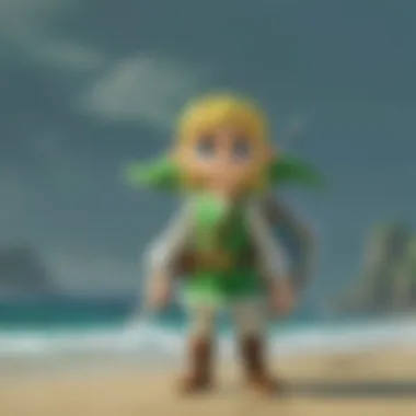 Dramatic scene depicting a pivotal moment in Wind Waker's narrative