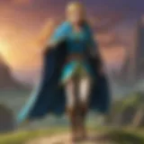 The Magic Cape glowing with mystical energy