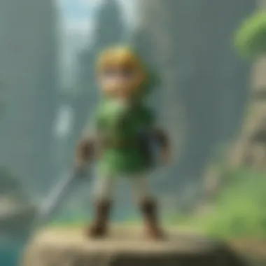 Heroic Link wielding the Master Sword