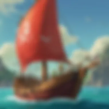 Sailing on the King of Red Lions ship in Wind Waker