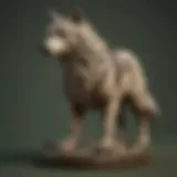 Wolf Link amiibo showcasing its intricate design