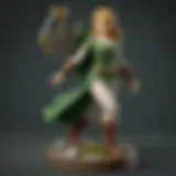 A stunning display of collectible Zelda figurines showcasing key characters from the franchise.