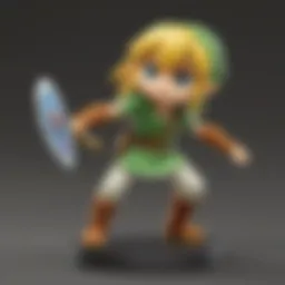 Toon Link Amiibo figure showcasing its vibrant design.