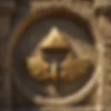 Mysterious Triforce Emblem on Ancient Ruins