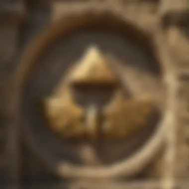 Mysterious Triforce Emblem on Ancient Ruins