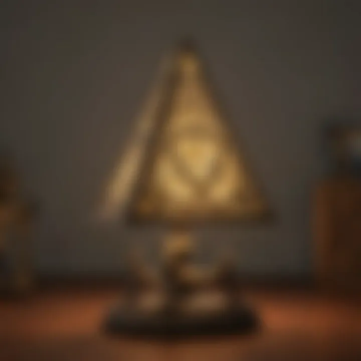 Intricate Design of the Tri Force Lamp