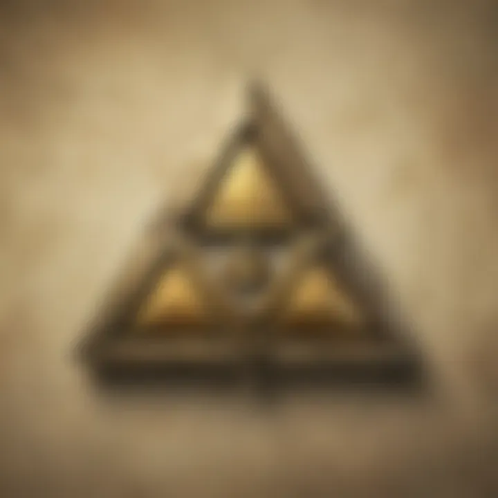 Triforce Symbol in Zelda Game