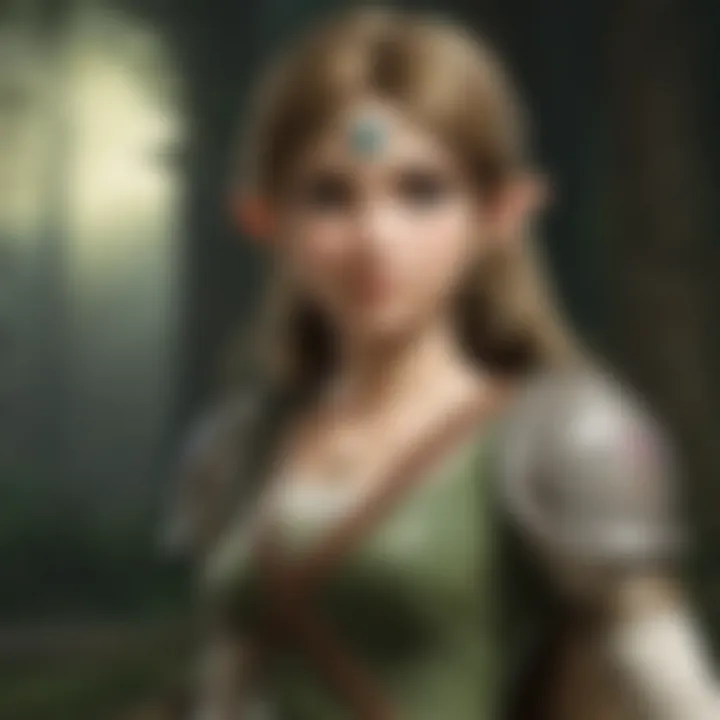 A close-up of the graphical enhancements in Twilight Princess