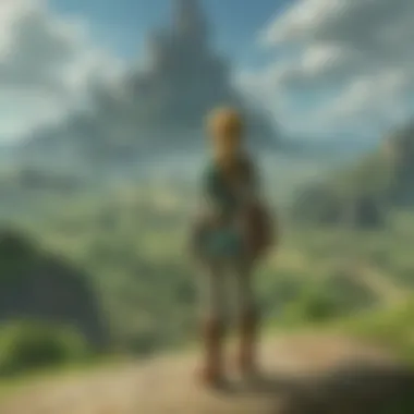 Hyrule: A Landscape of Adventure A breathtaking view of Hyrule from Twilight Princess