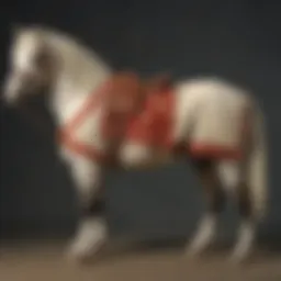 Elegant horse in luxurious Big D blanket