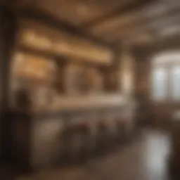 Classic milk bar interior showcasing retro decor and vibrant atmosphere