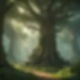 A mystical forest in Zelda