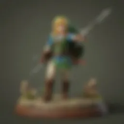 Legend of Zelda figurines capturing iconic moments