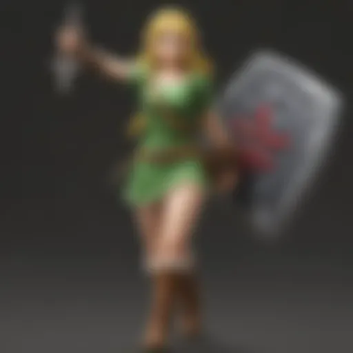 Conceptual representation of the GSC figure within Zelda's universe