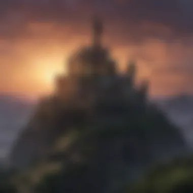 Majestic Hyrule Castle at Twilight