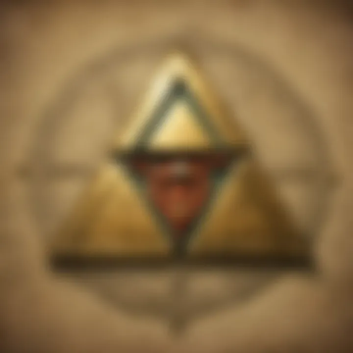 Enigmatic Triforce Symbol