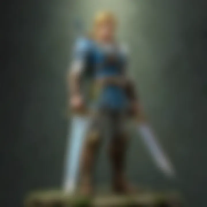 Enigmatic hero wielding the Master Sword