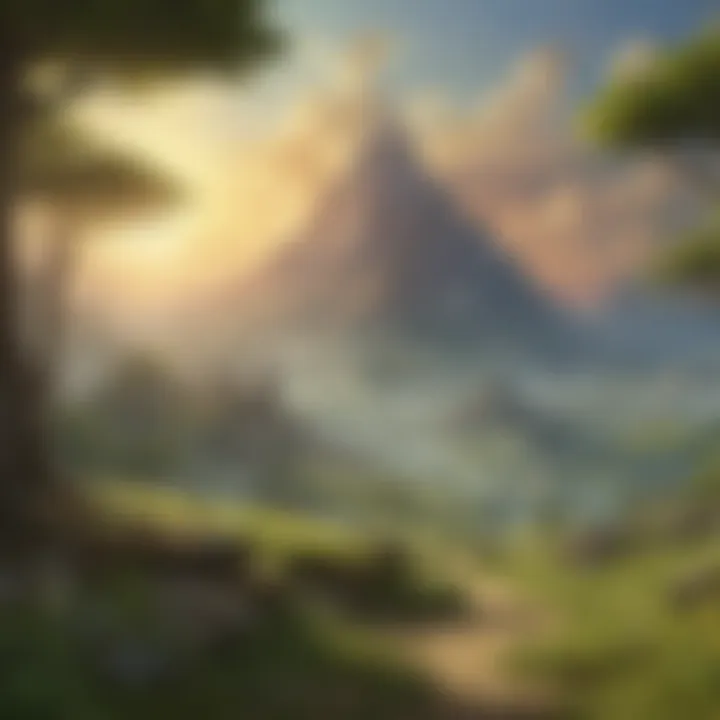 Mystical Hyrule Landscape