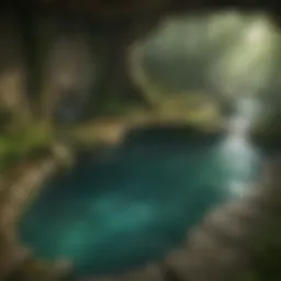 Mystical whirlpool in the Lost Woods