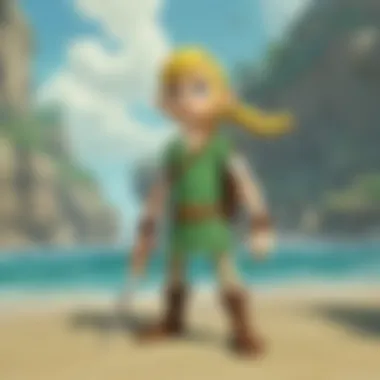 The vibrant world of Wind Waker HD showcasing its cel-shaded graphics