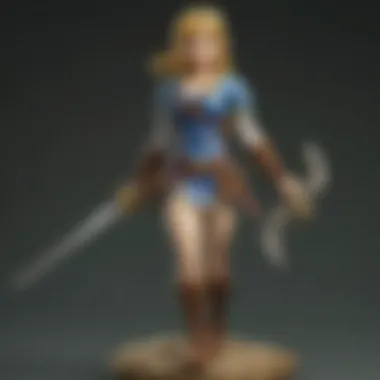 A character from Zelda showcasing a unique collectible