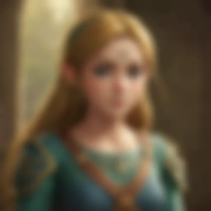 The emotional weight of Zelda's memories depicted artistically