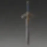 Legendary Master Sword with intricate design