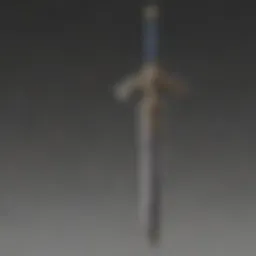 Legendary Master Sword with intricate design