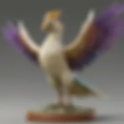 A close-up of the Loftwing Amiibo showcasing its intricate design and vibrant colors.