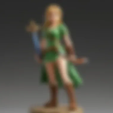 Amiibo and Zelda Franchise Impact An artistic representation of the significance of Amiibo within the Zelda franchise
