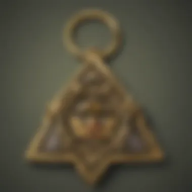 Symbolic Elegance of the Triforce Key Chain Enchanting Zelda Triforce key chain