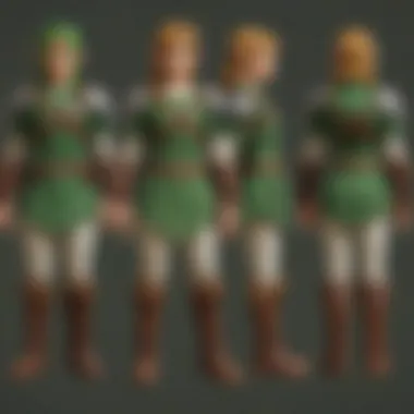 Link's Evolution Through Armor A character study of Link in various armor sets