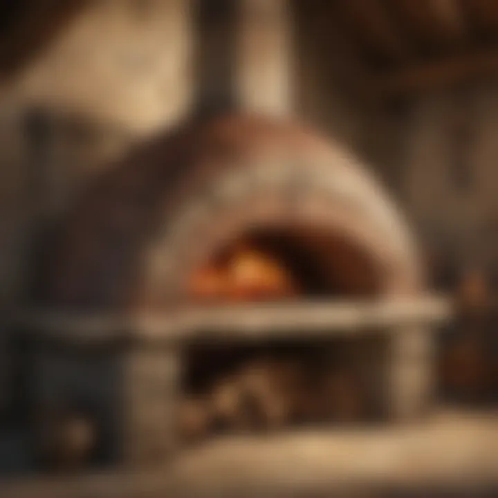 Wood-fired oven used to bake Zelda's signature pizzas